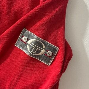 Sergio Tacchini Vibrant Red Turtleneck Sweater